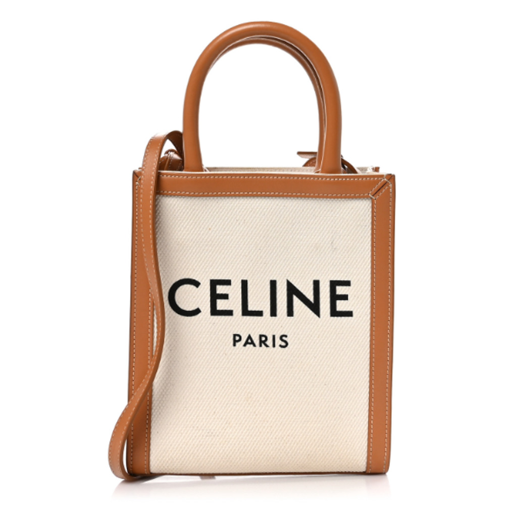 Pre-Owned Céline Canvas Mini Vertical Cabas
